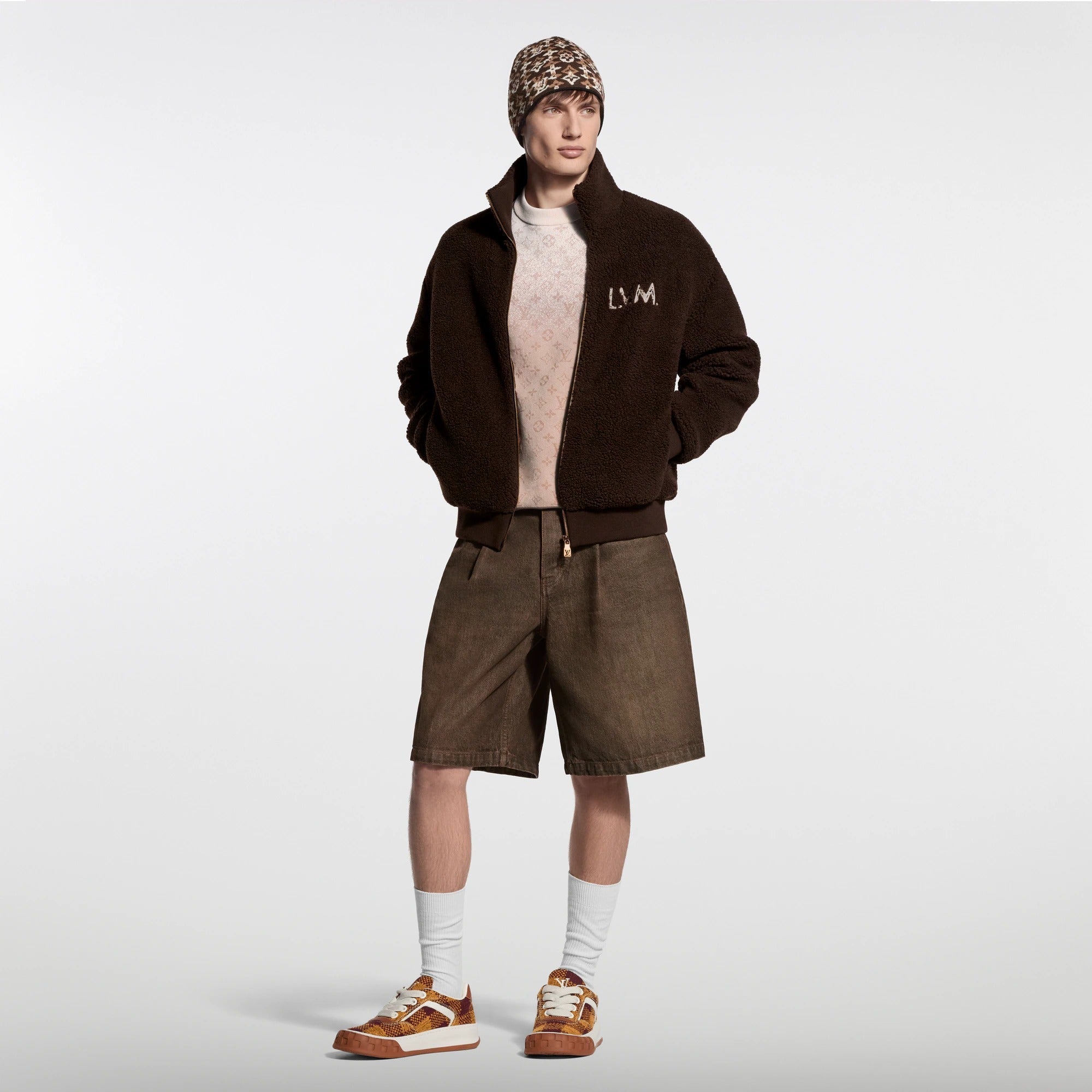 Zippered Fleece Blouson