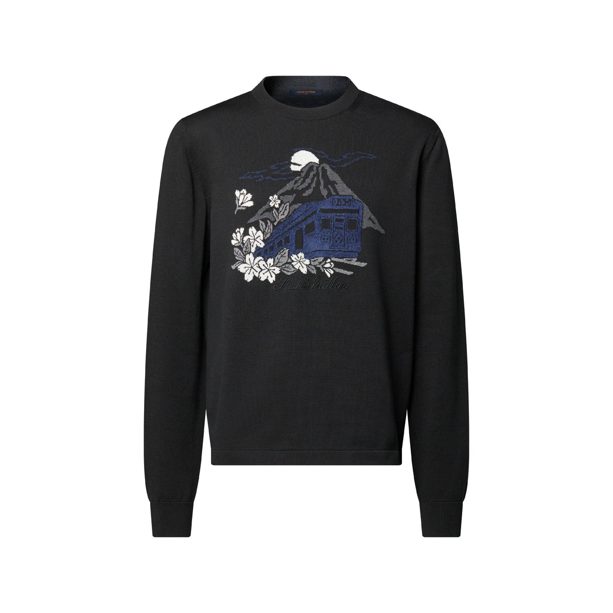 Knitted Long-Sleeved Crewneck