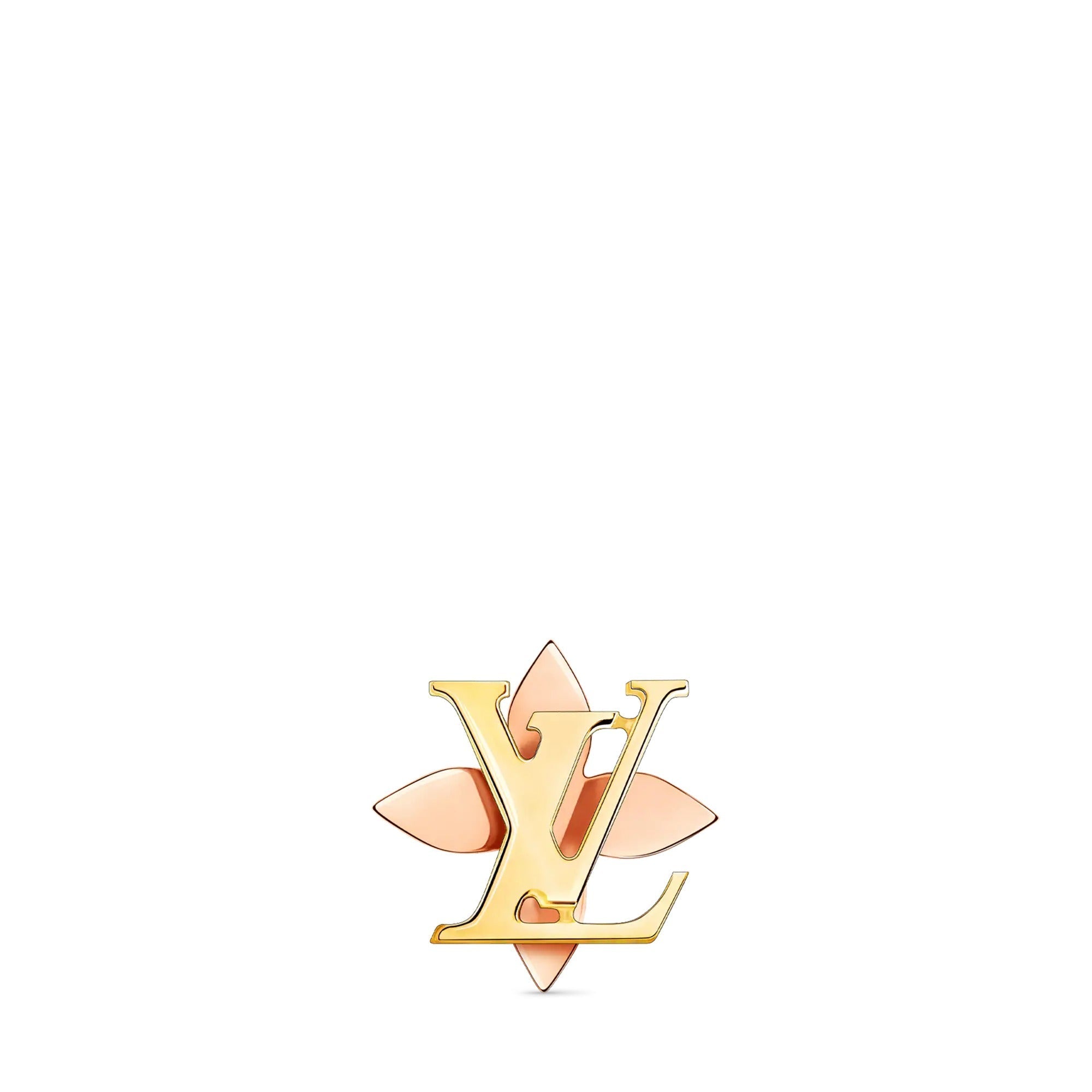 Idylle Blossom Reversible Stud, Pink And Yellow Gold And Diamond - Per Unit