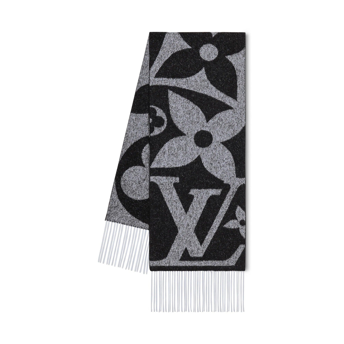 Snowy Kaleidoscope Scarf