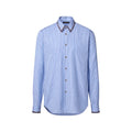 Bead-Embroidered Long-Sleeved Striped Shirt