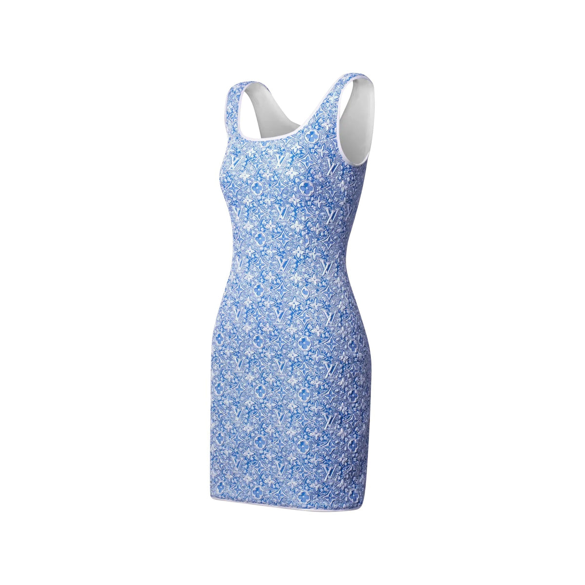 Monogram Foliage Tank Dress