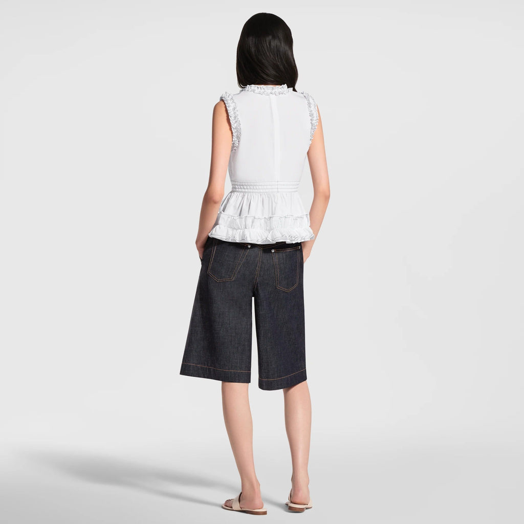 Ruffle Trim Top