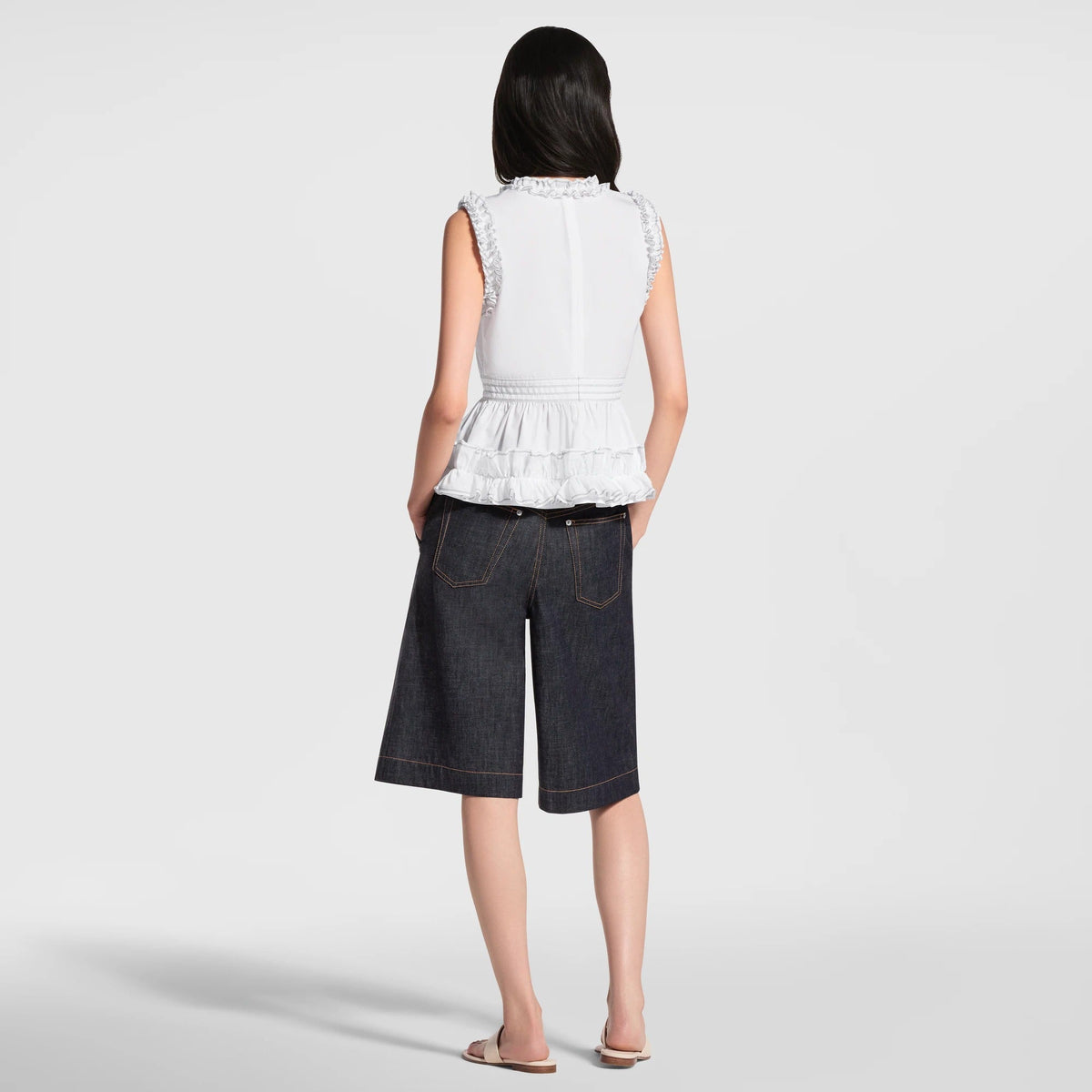 Ruffle Trim Top