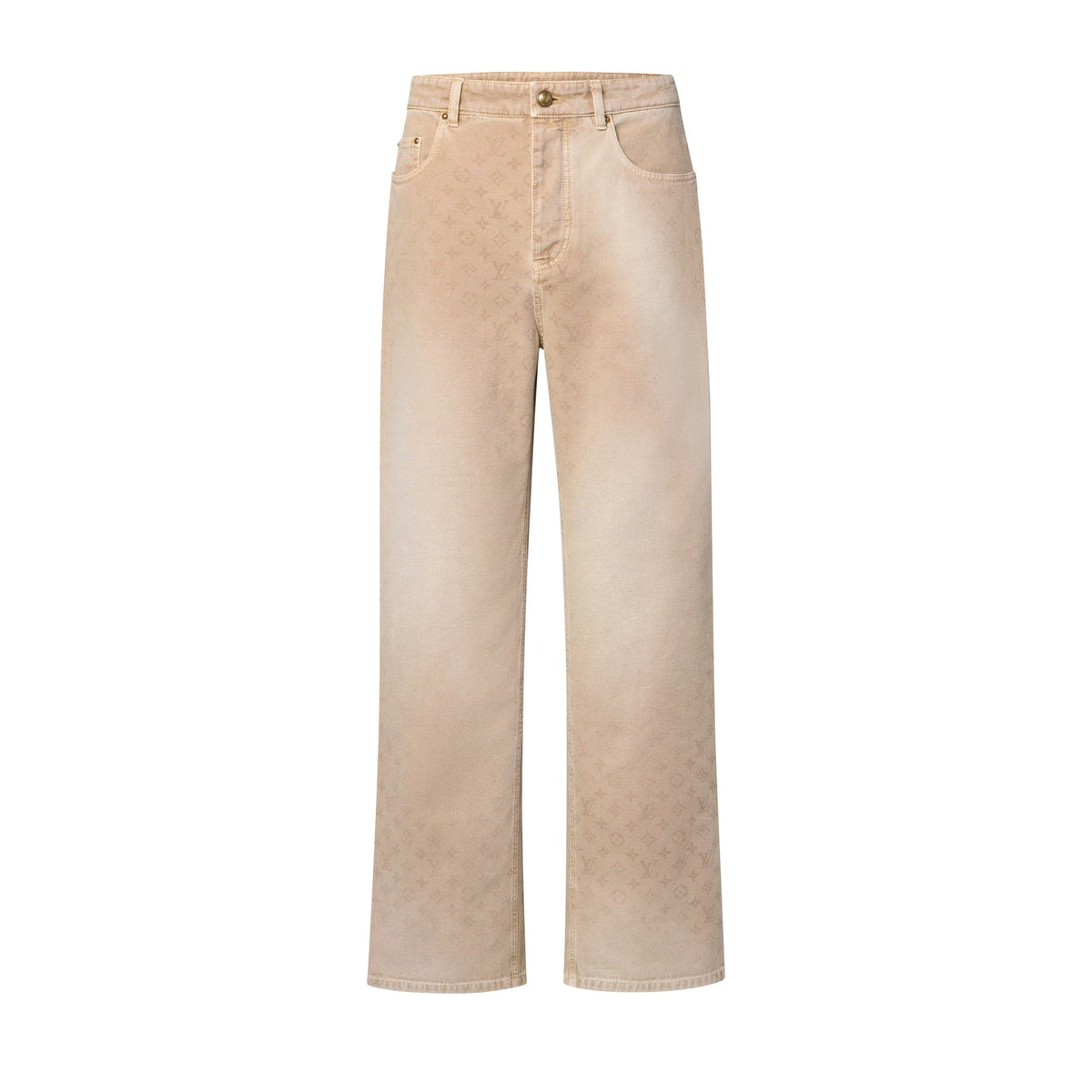 Monogram Denim Skate Pants