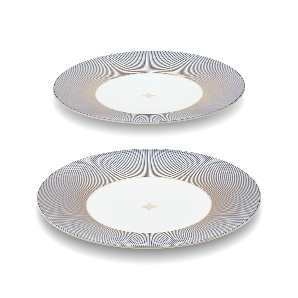 Dichroic Set Of 2 Presentation Plates