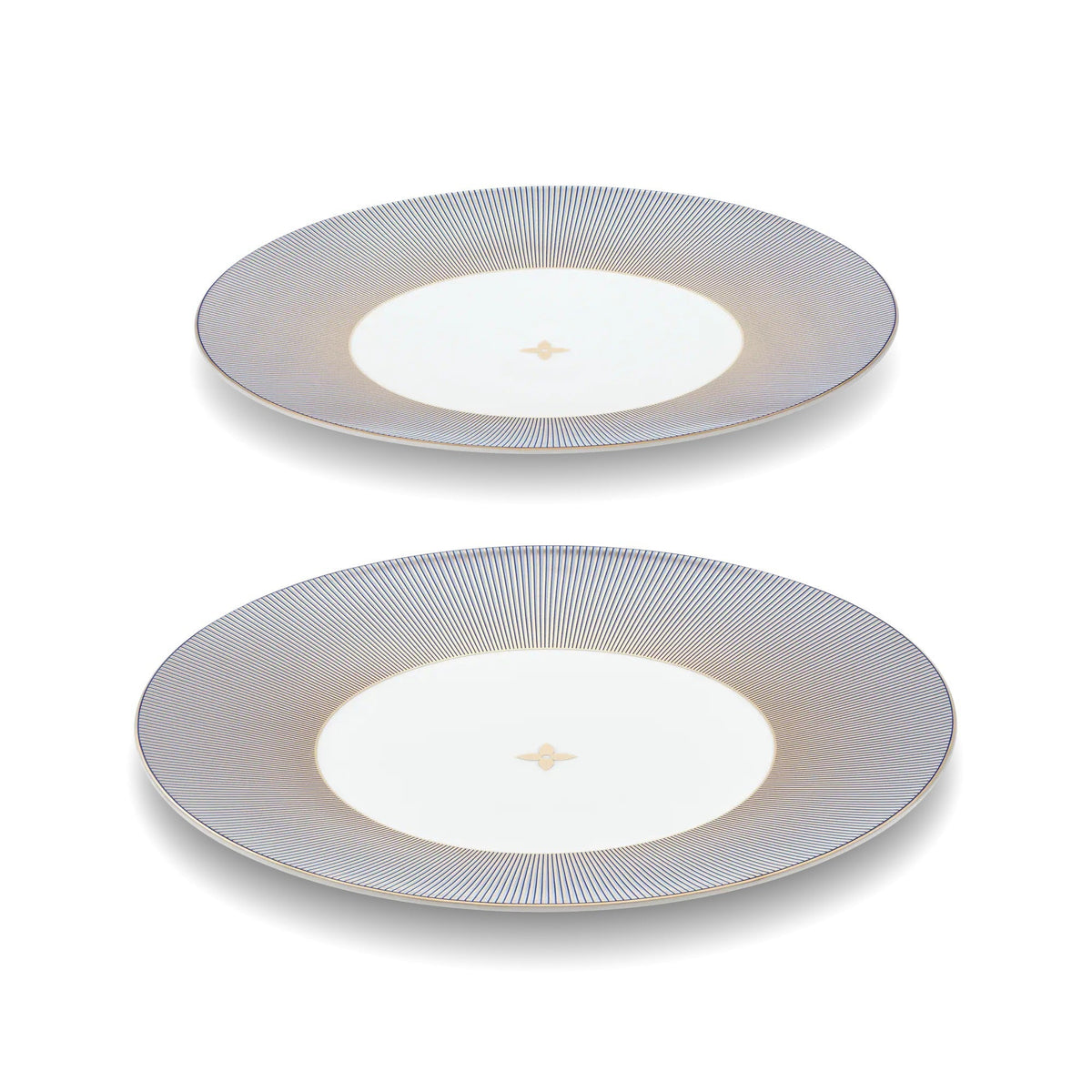 Dichroic Set Of 2 Presentation Plates