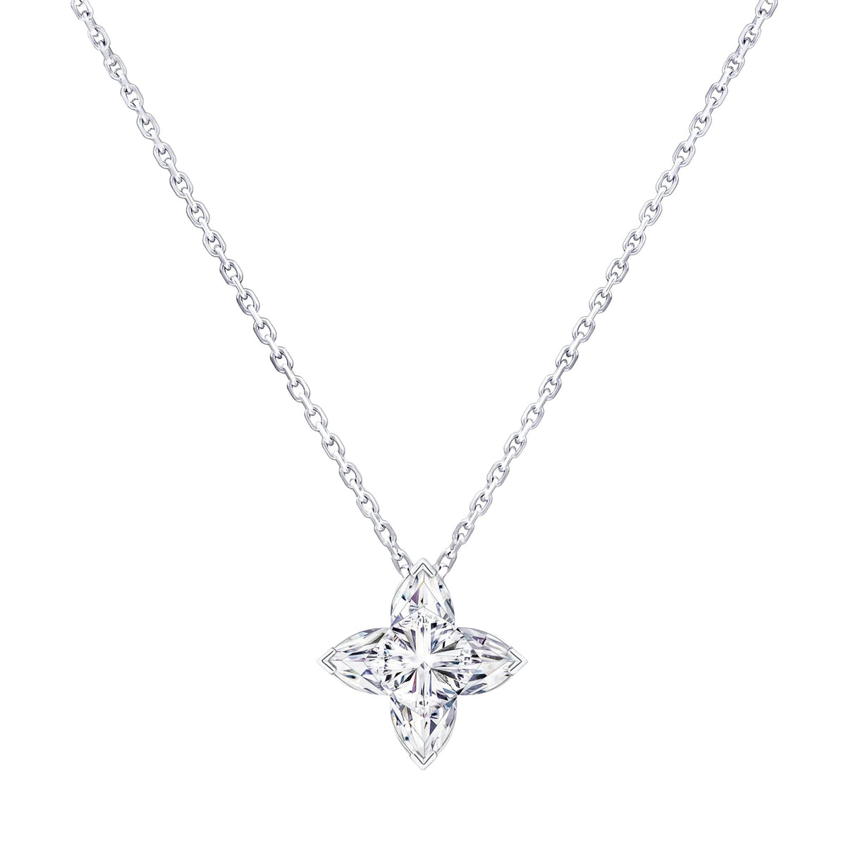 LV Diamonds Pendant, LV Monogram Star cut