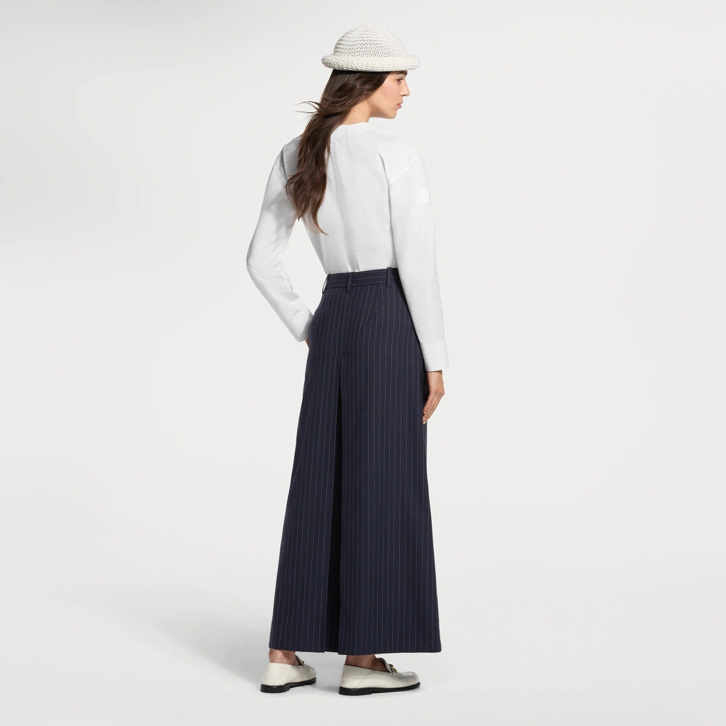 Asymmetrical Bib Blouse