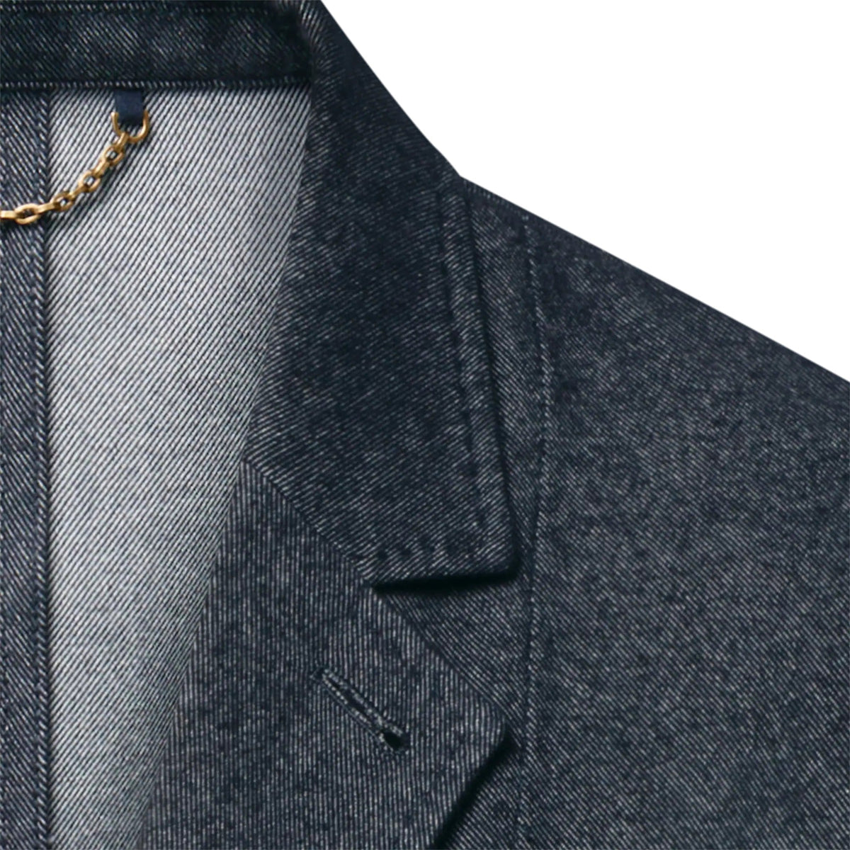 Cashmere Blend Denim Jacket