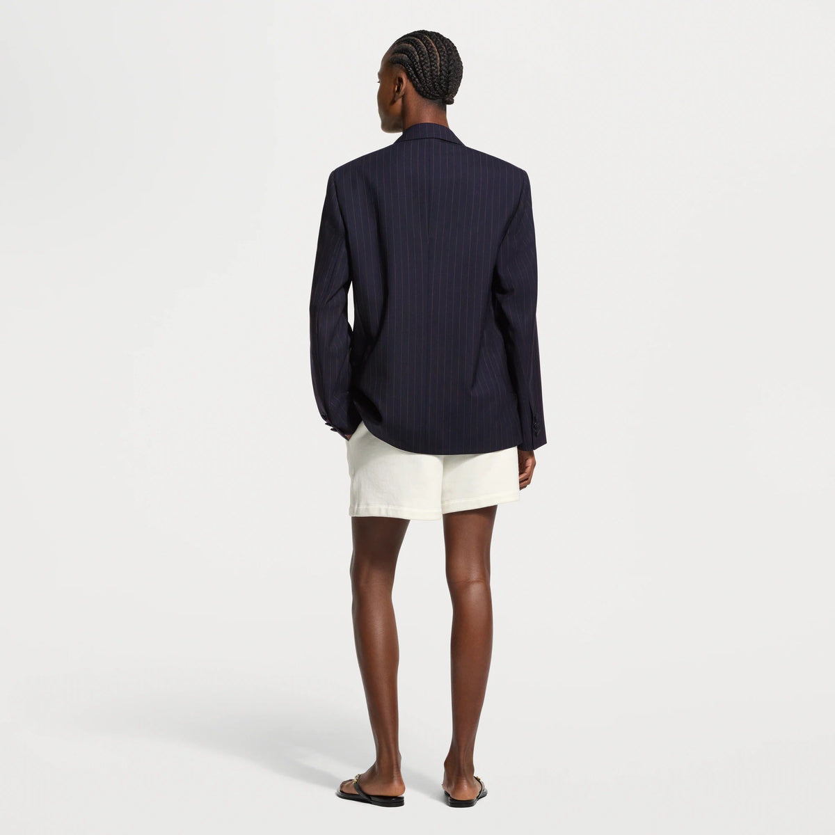 Pinstriped Preppy Blazer