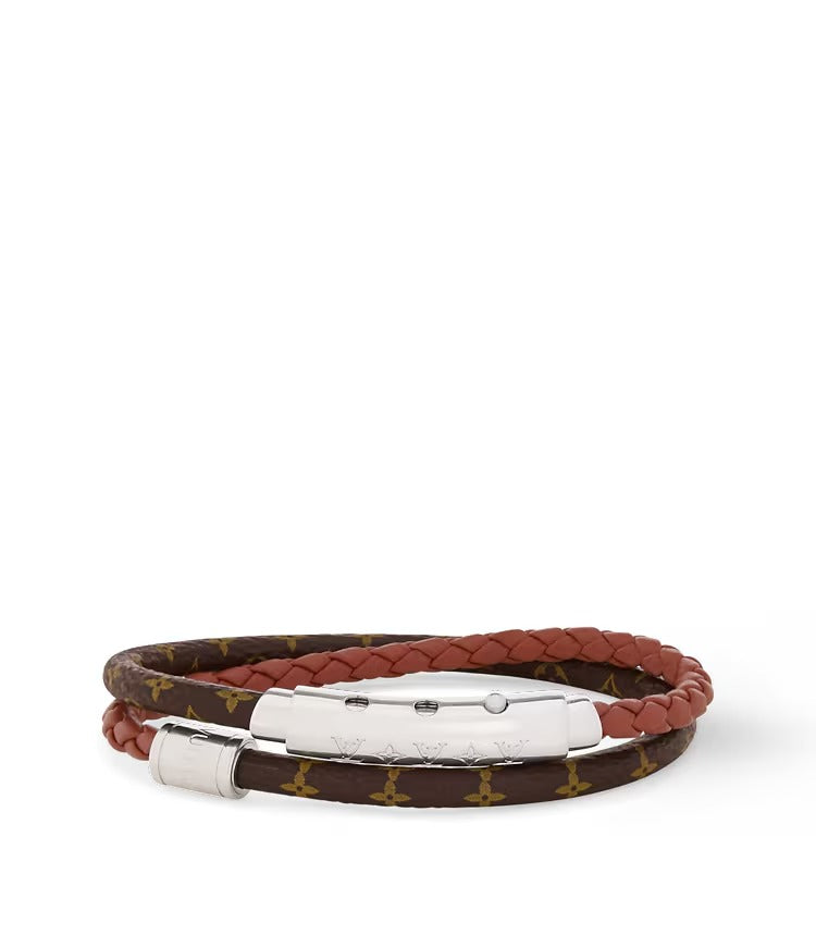 LV Double Spin Monogram Heritage Bracelet