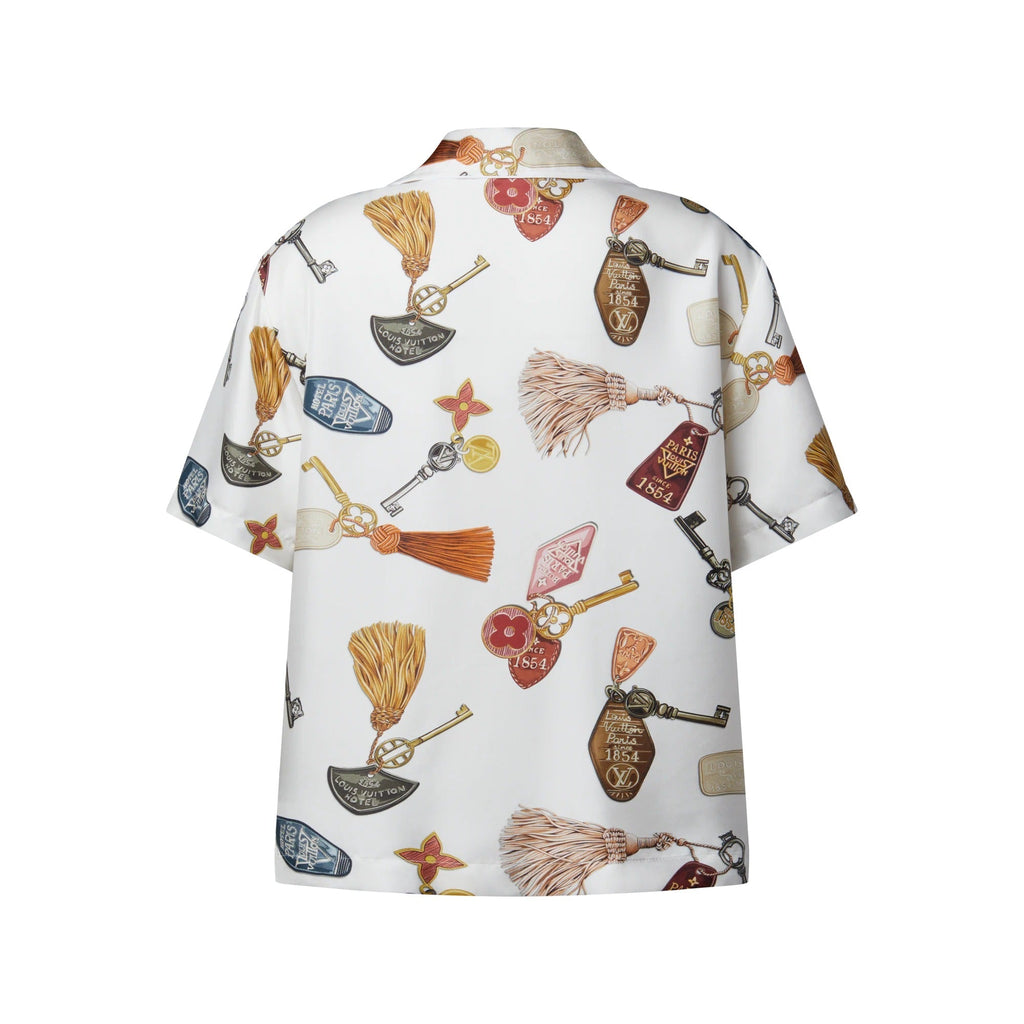 Getaway Print Short-Sleeved Short