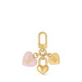 Micro Charms LV Heart Key Holder
