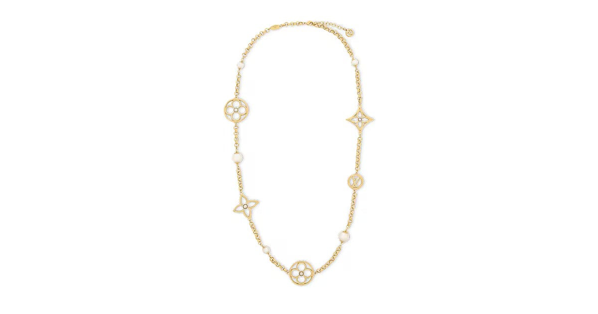 Pearly Flower Sautoir