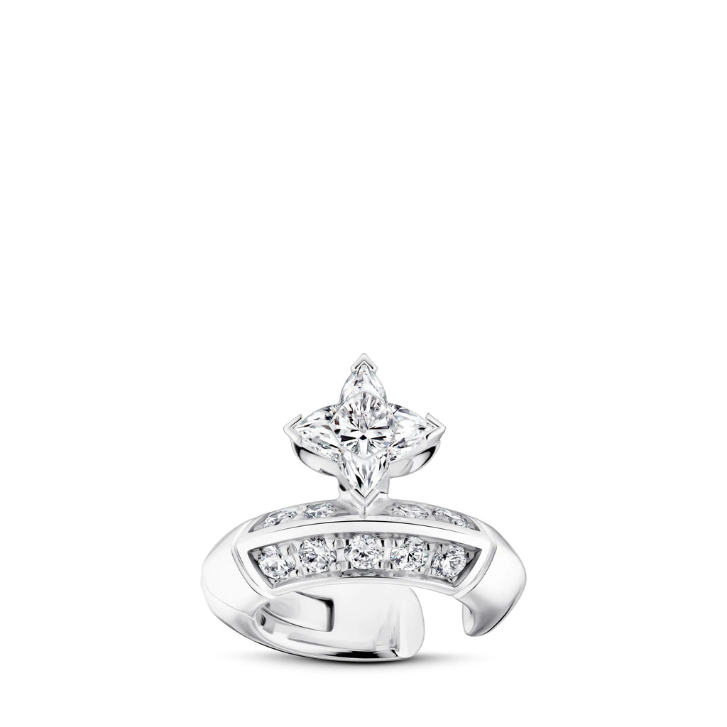 LV Diamonds Earcuff, LV Monogram Star cut