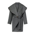 Oversized Collar Wrap Coat