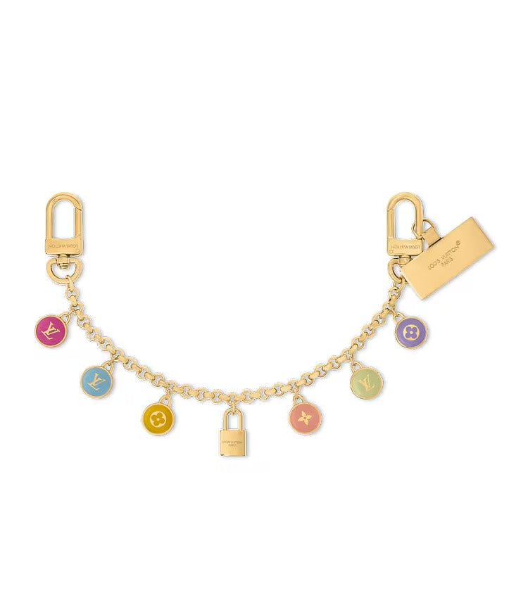 LV Confetti Chain Bag Charm