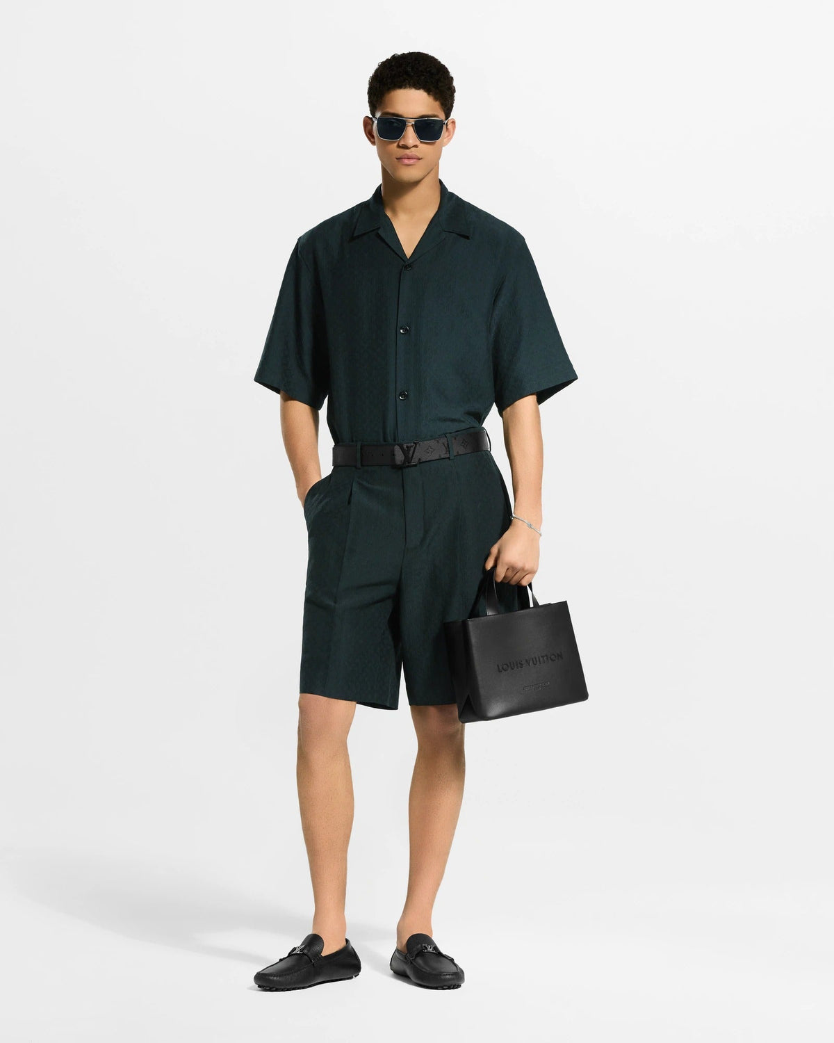 LV Initiales Midnight 40mm Reversible Belt