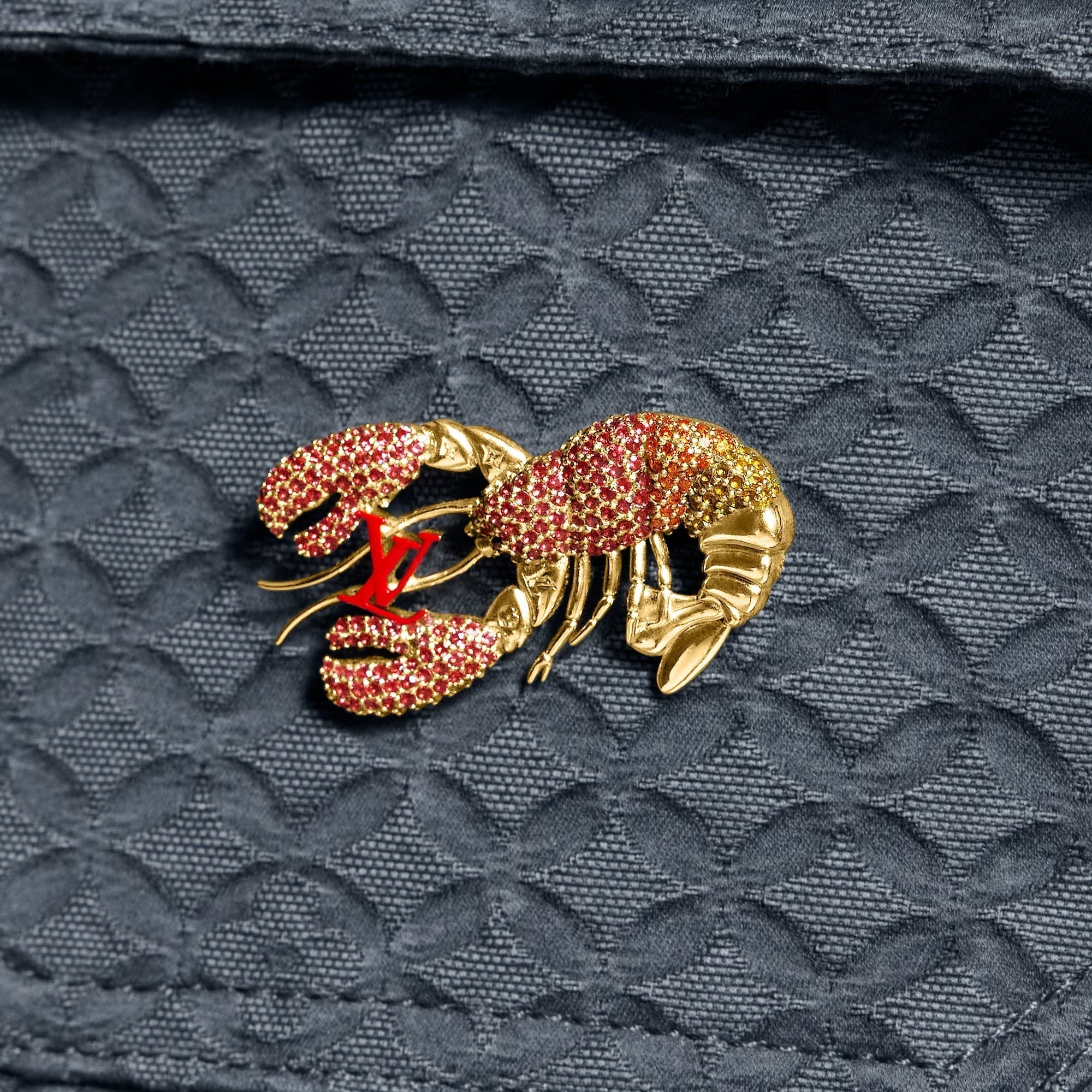 LV Lobster Brooch