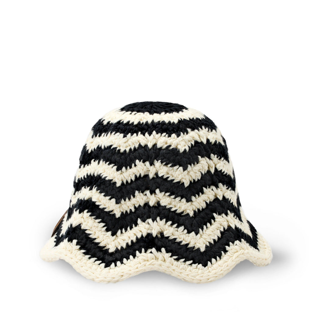 Flower Knit Bucket Hats