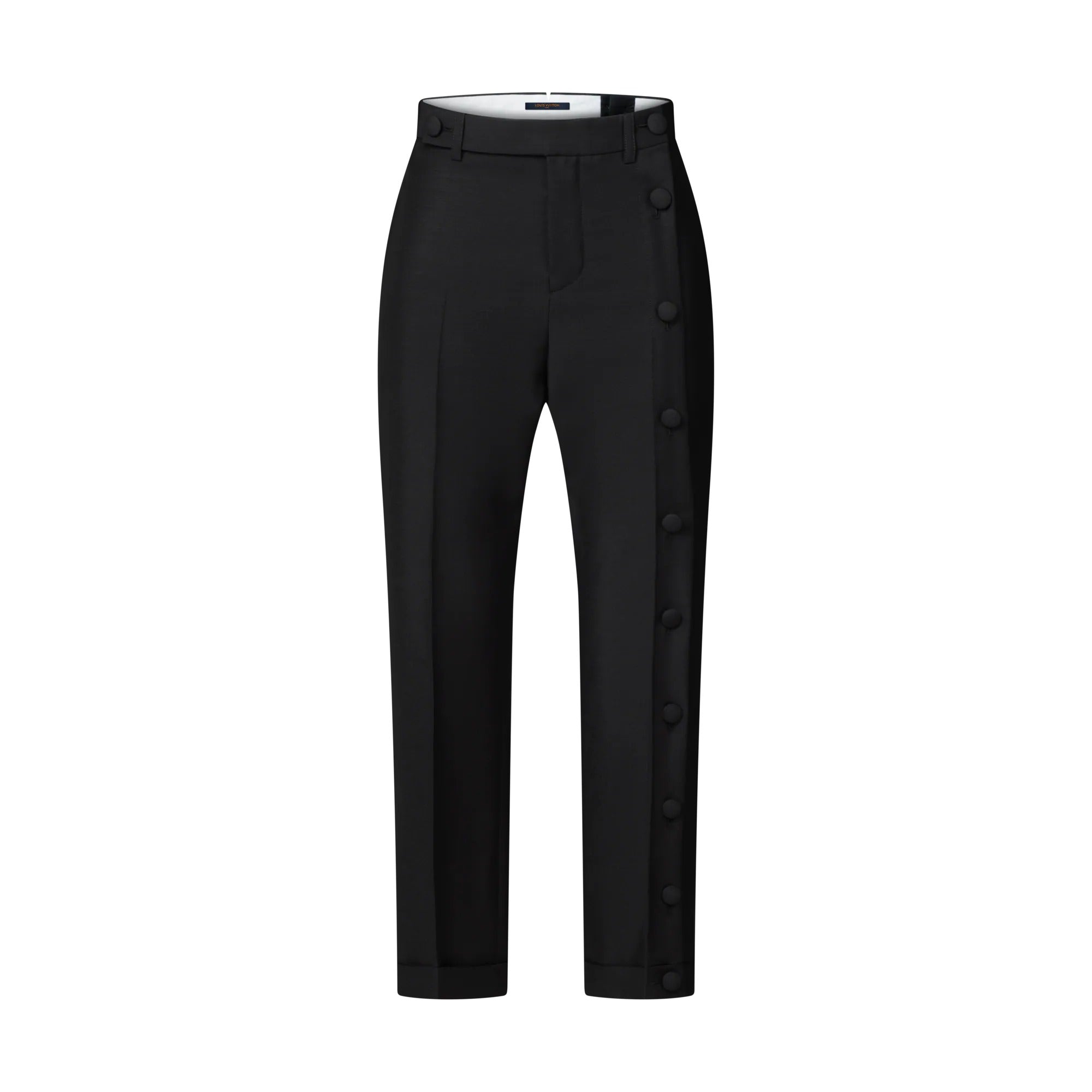Button Leg Tailored Pants