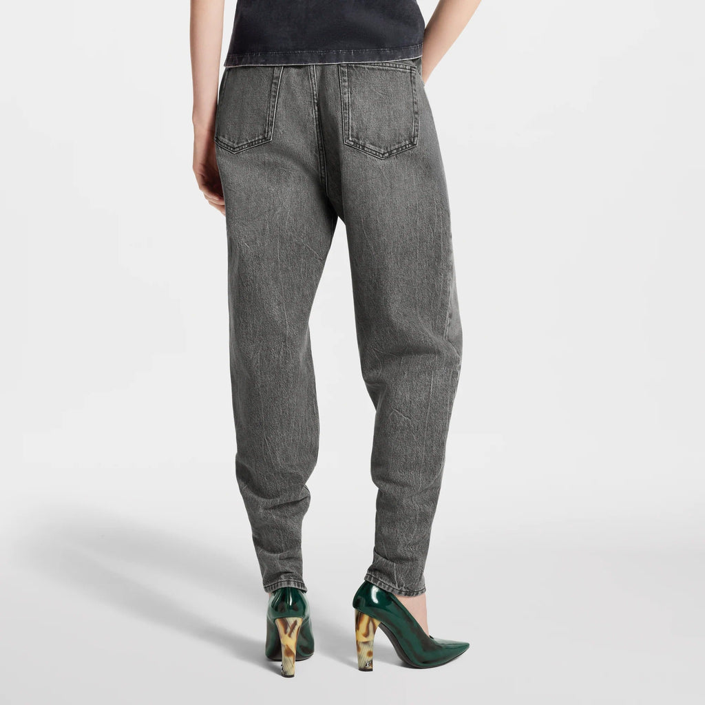 Tapered Balloon Jeans
