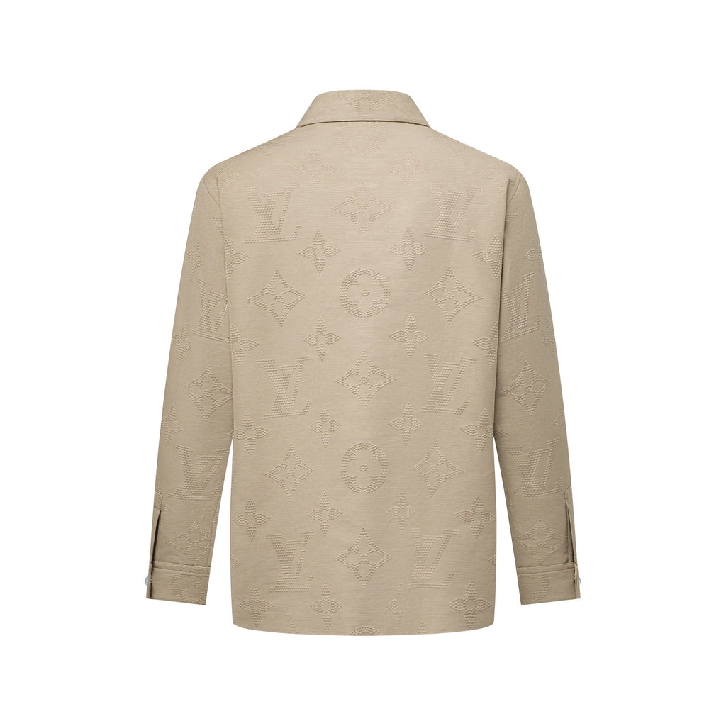 Monogram Embroidered Chic Overshirt