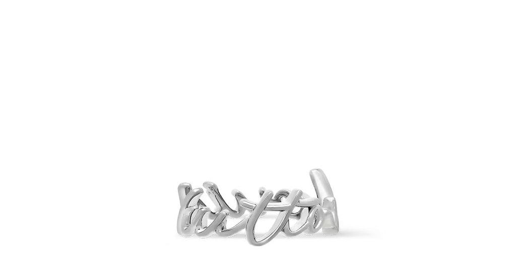 LV Script Ring
