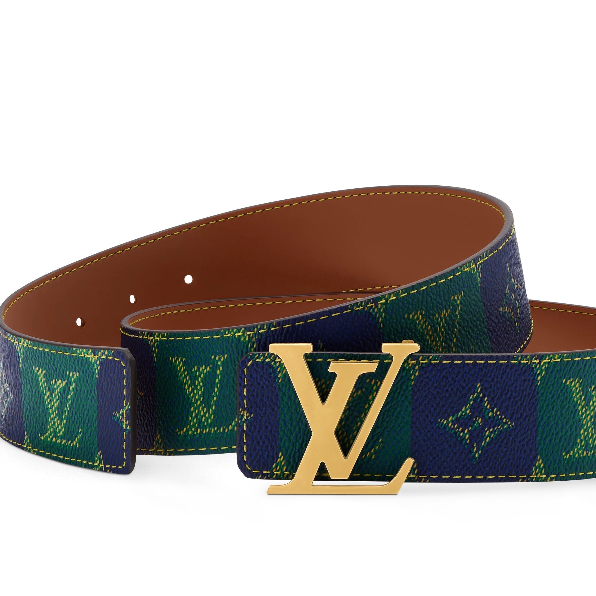 LV Initiales College Monogram Heritage 40mm Reversible Belt