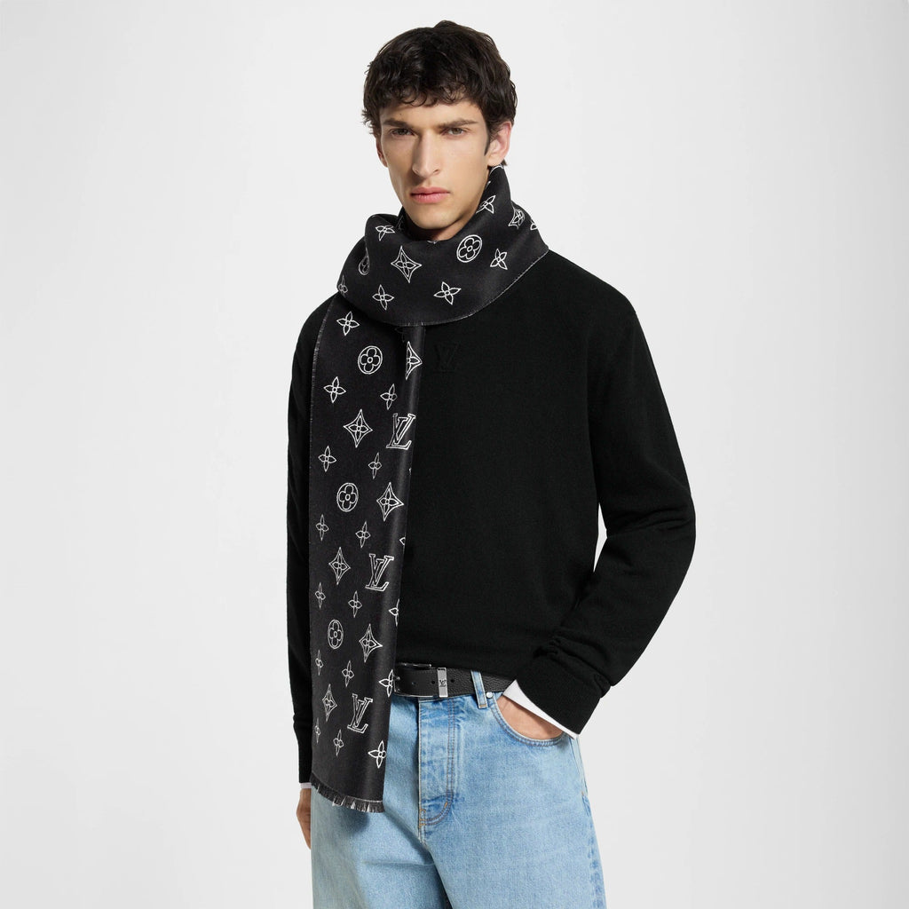 Monogram Blast Scarf