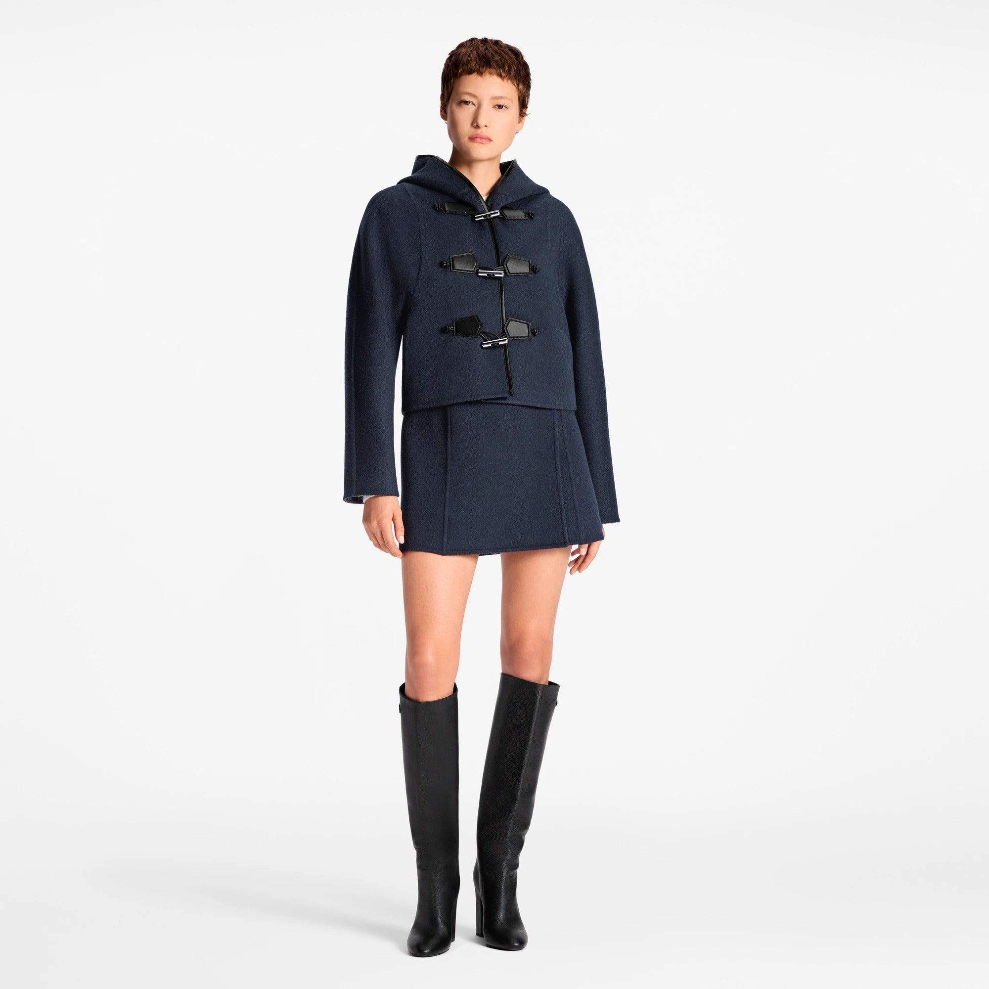 Short Hooded Duffle Coat