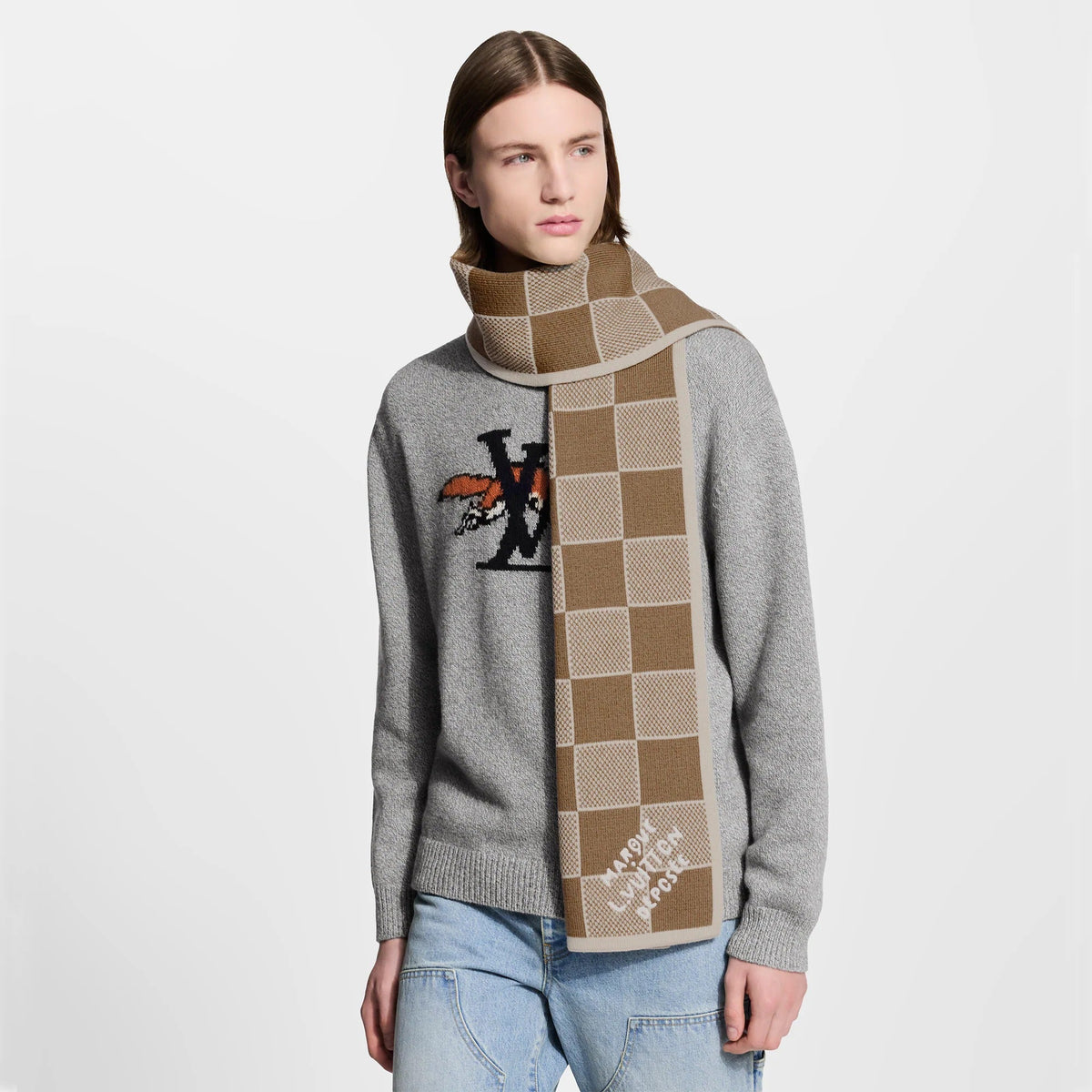 Damier Heritage Scarf