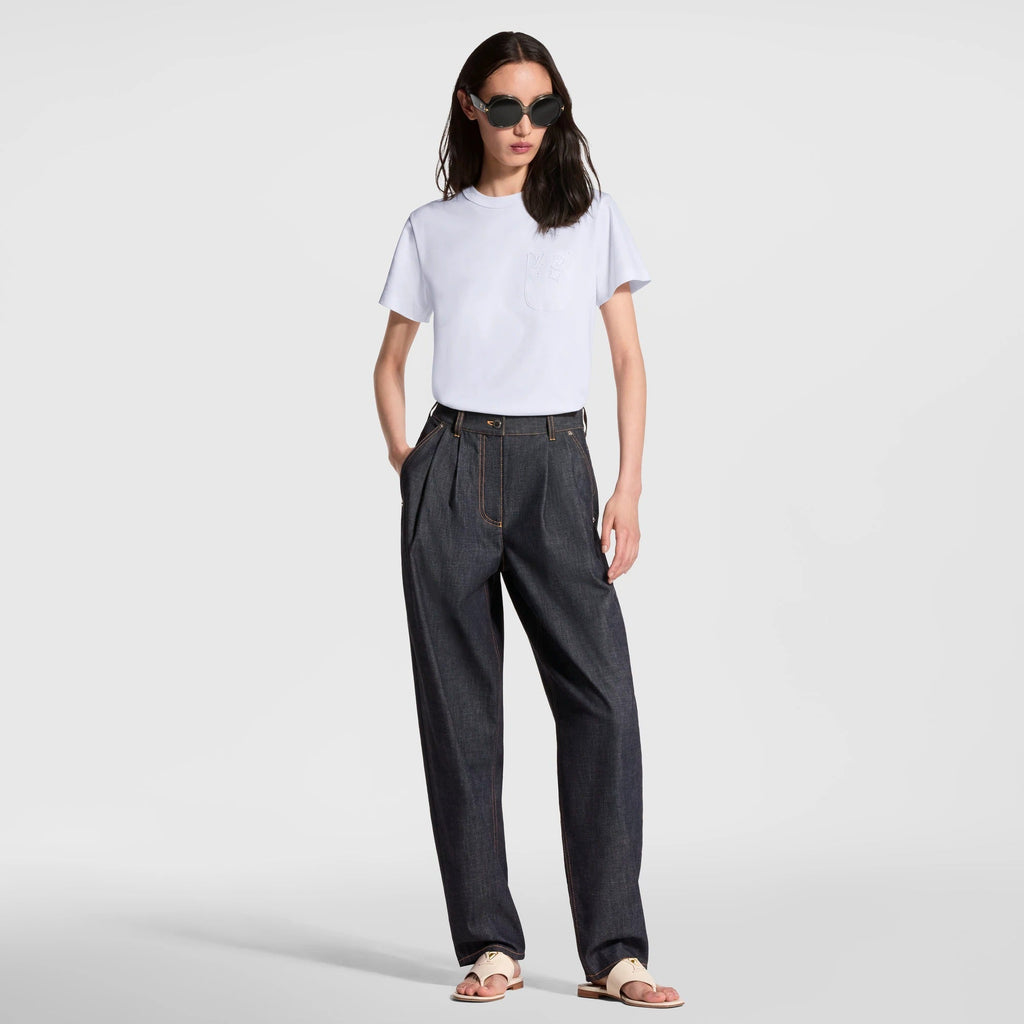 Broderie Anglaise Pocket T-Shirt