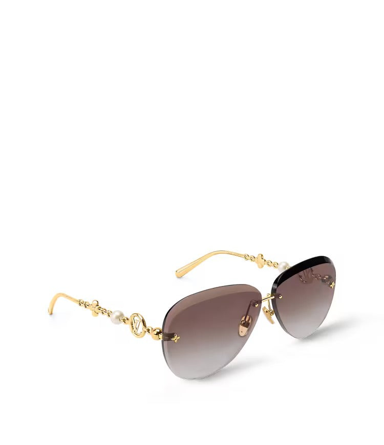 LV Jewel Pearl Pilot Sunglasses