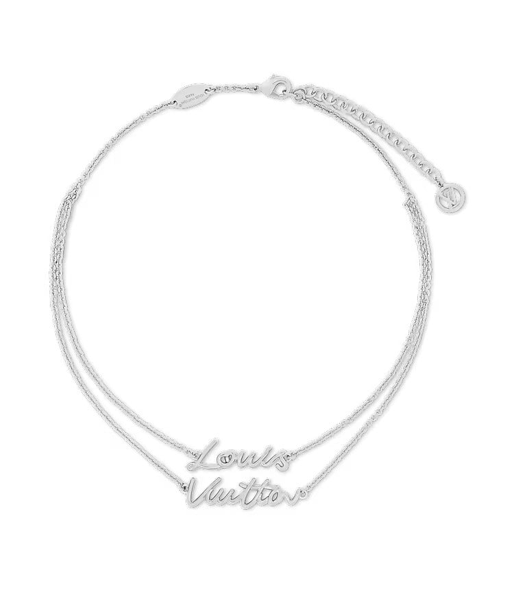 LV Script Necklace