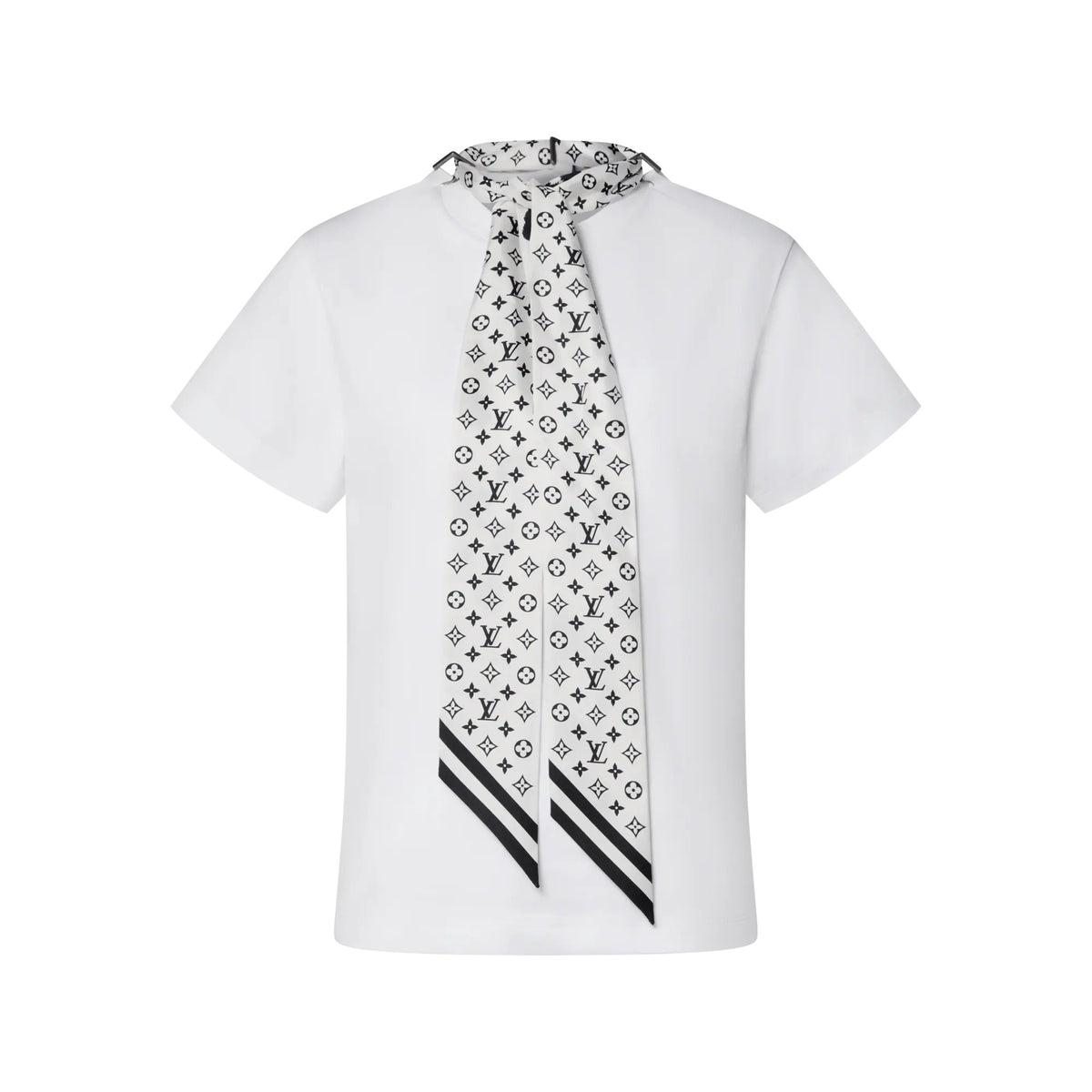 Signature Scarf Detail T-Shirt