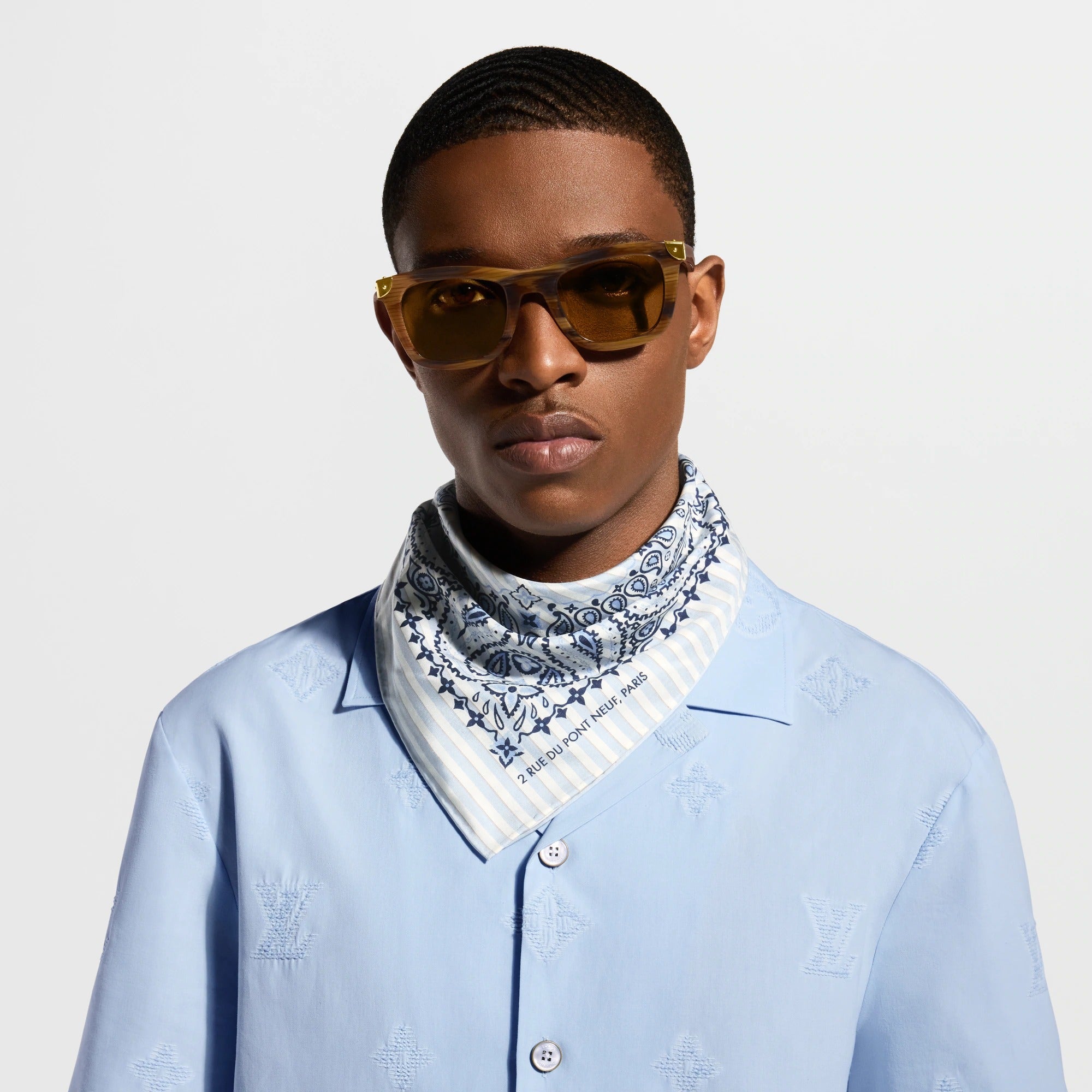 Stripes Paisley Bandana