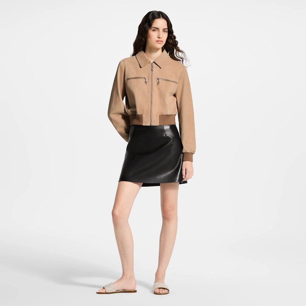 Nanogram Suede Bomber Jacket