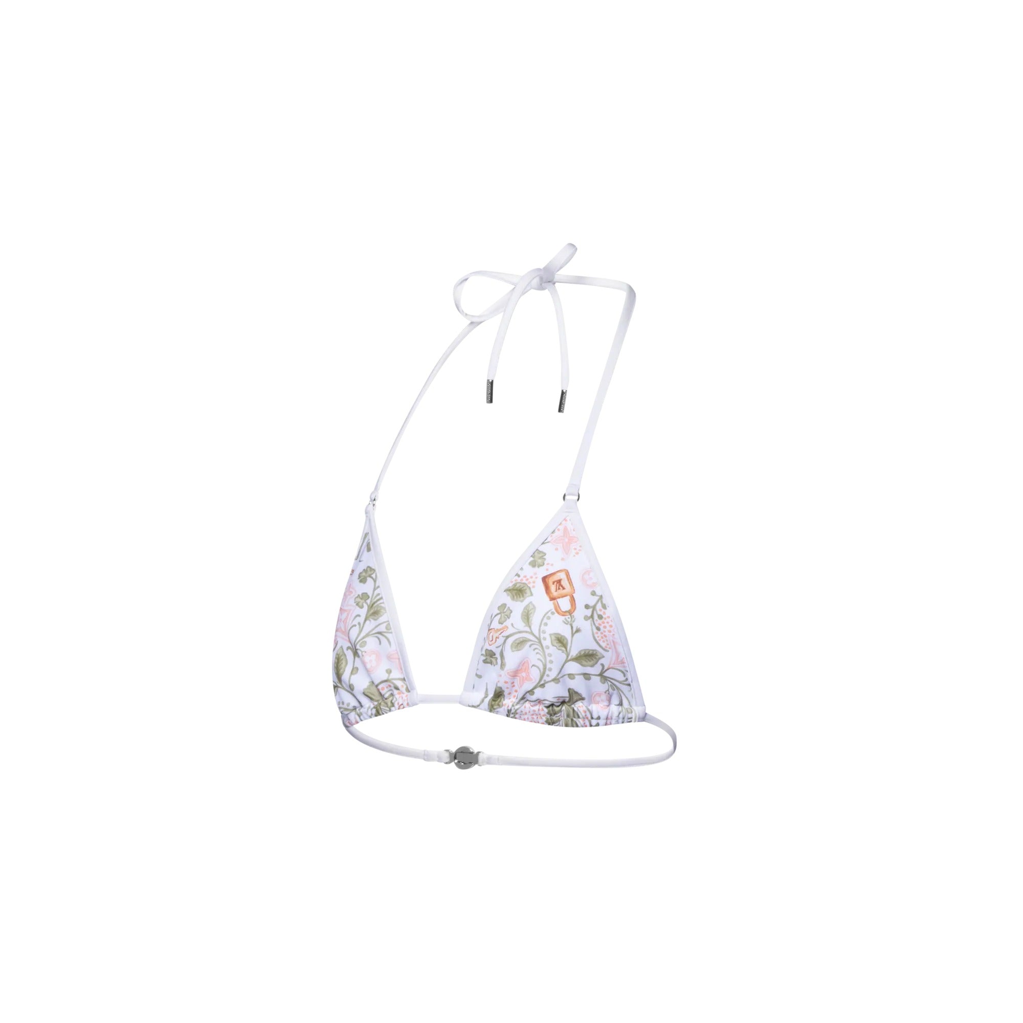 Flower Foulard Bikini Top