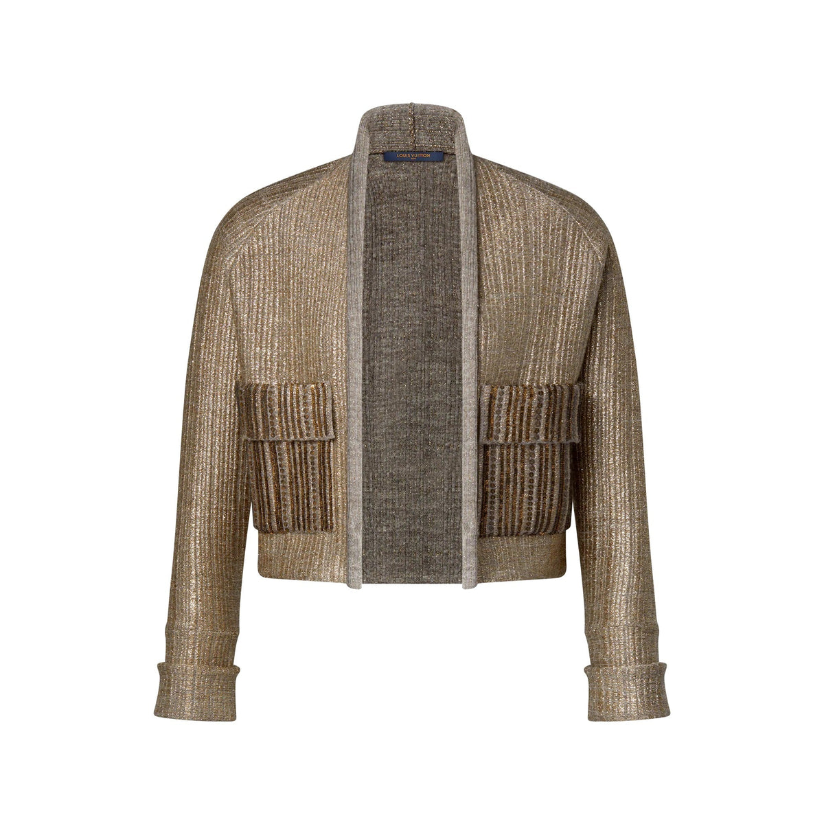 Boxy Glitter Knit Cardigan