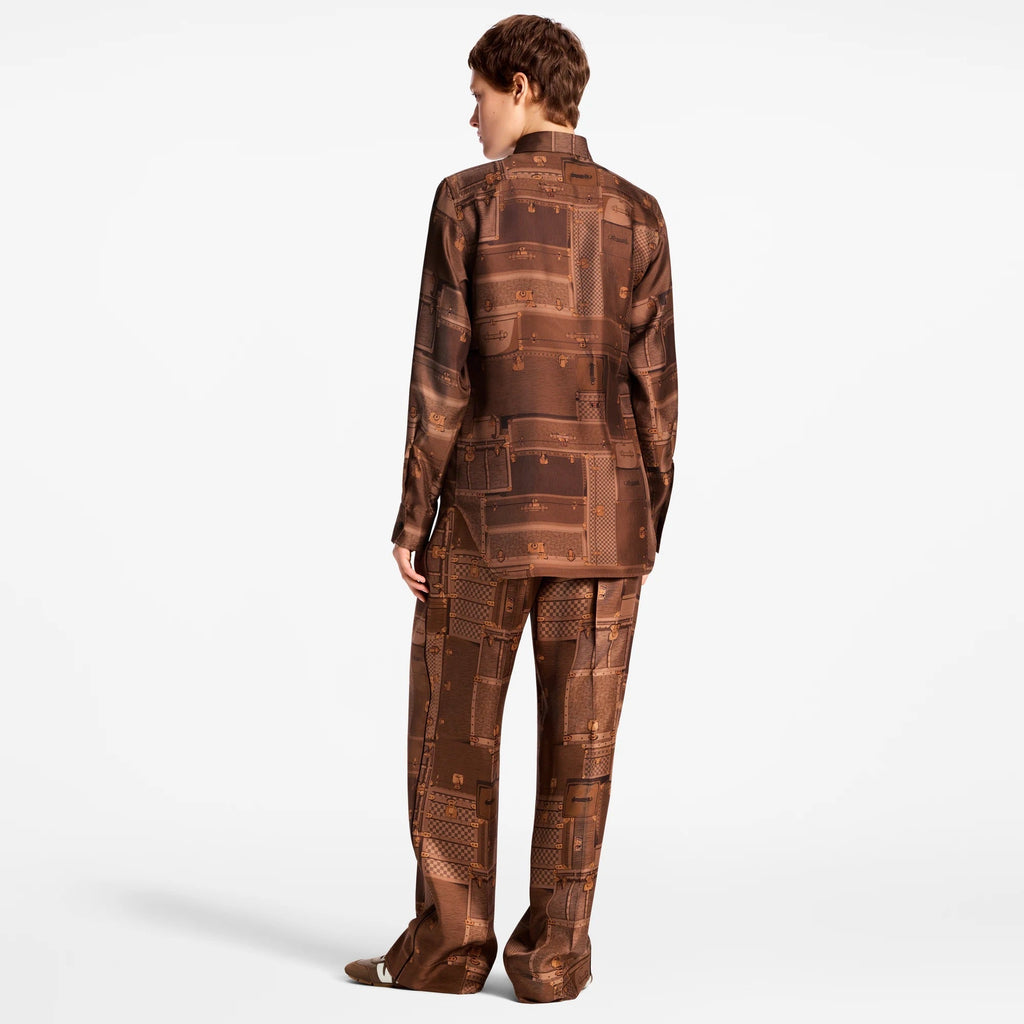 Trunk Print Silk Shirt