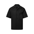 Embroidered Short-Sleeved Cotton Shirt