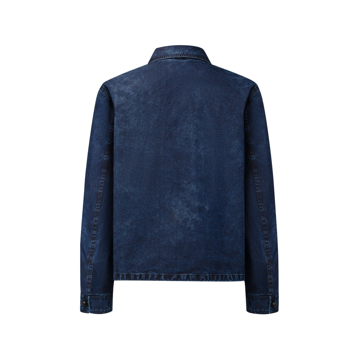 Technical Zippered Indigo Jacket