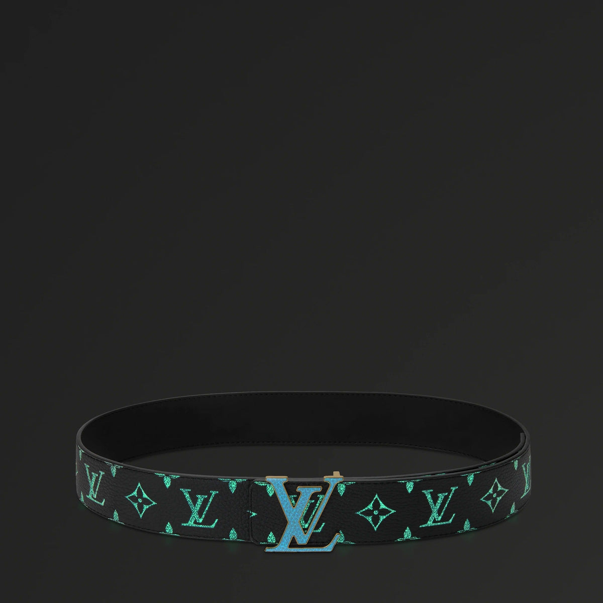 LV Initiales Monogram Firefly 40mm Reversible Belt