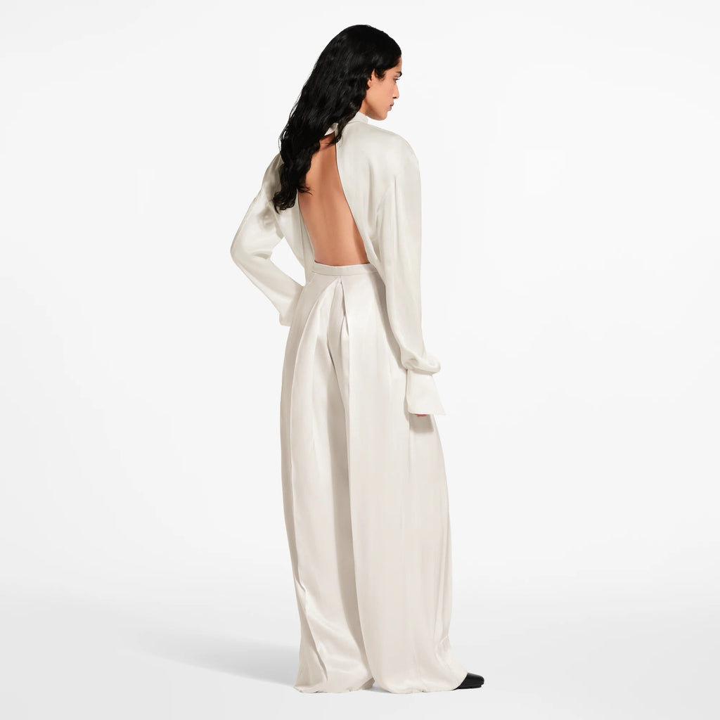 Open Back Blouse