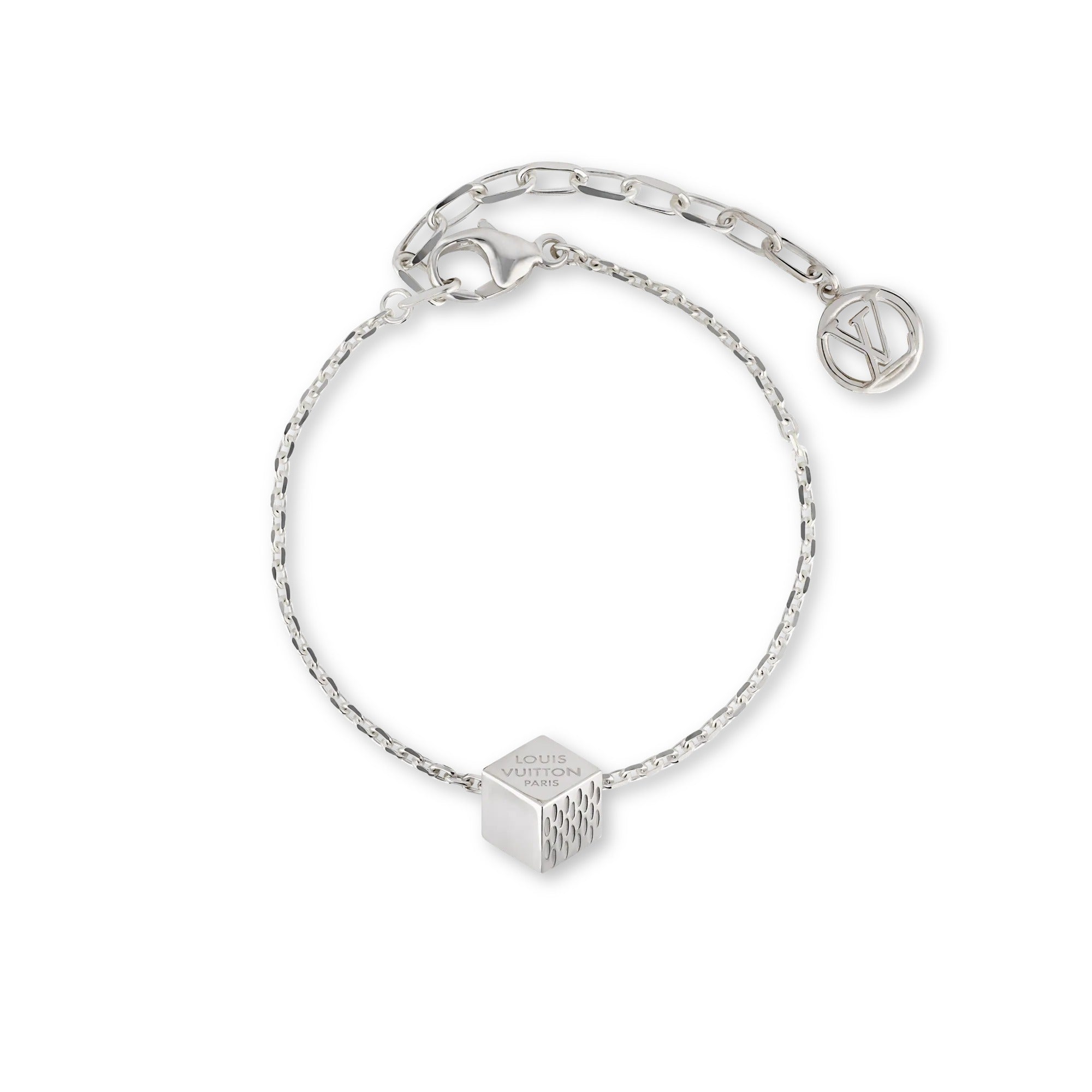 LV Cube Bracelet Silver