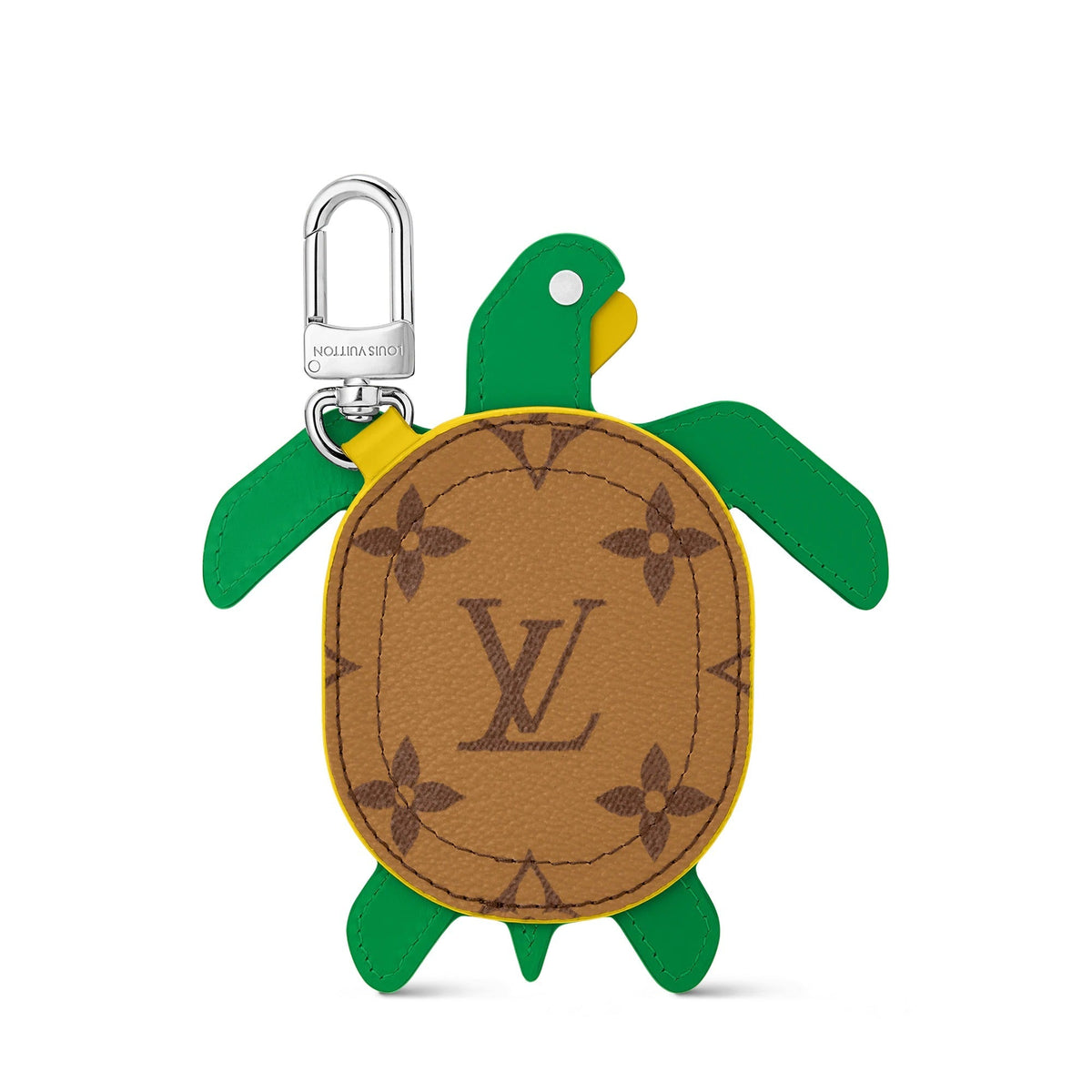 LV Turtle Pouch Bag Charm
