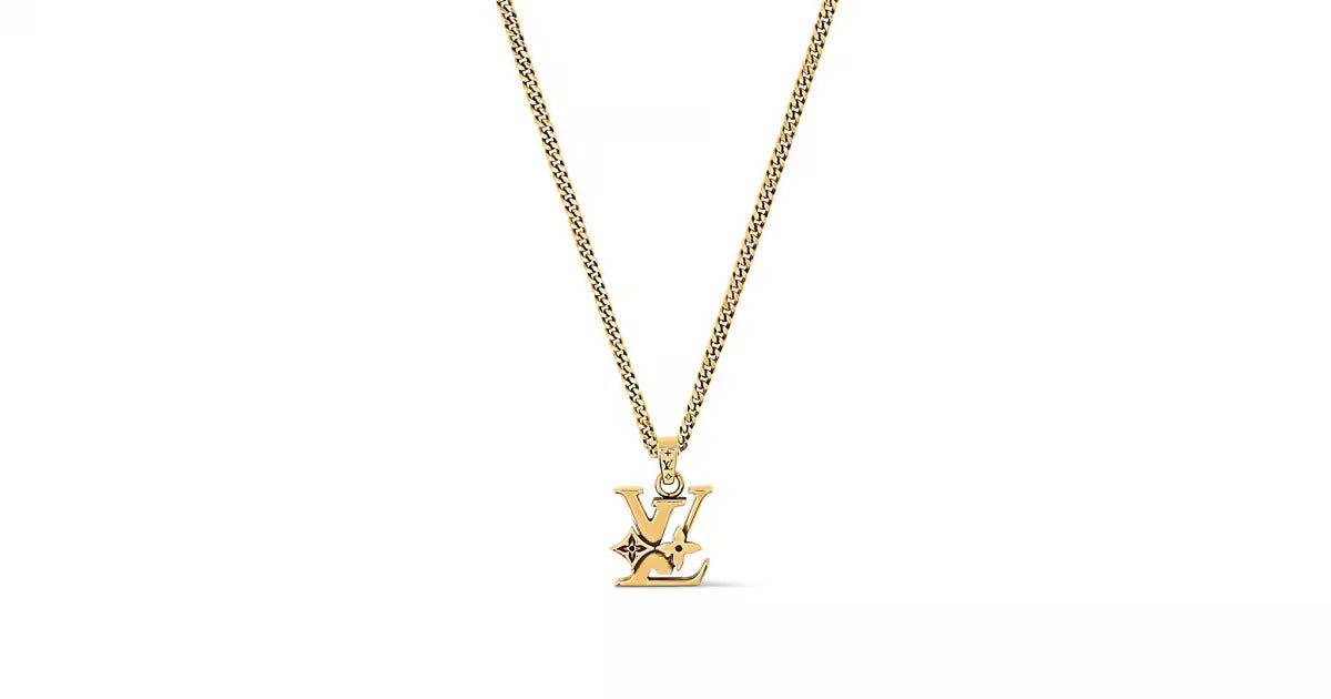 Monogram Row Pendant