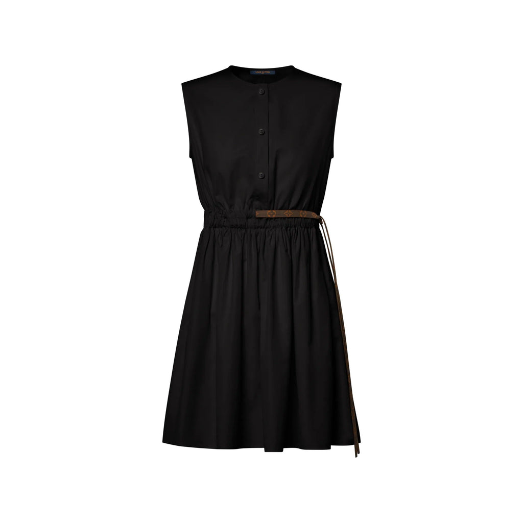 Monogram Drawstring Dress